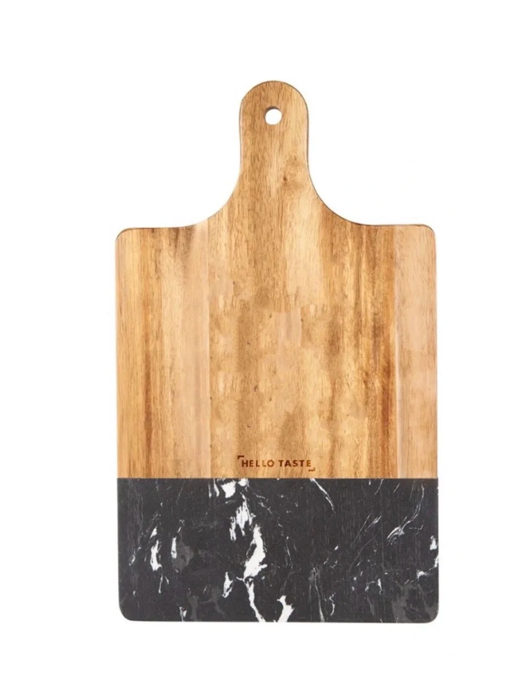 Acacia Wood & Black Marble cutting Board